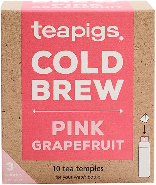 Tea Pigs Pink Grapefruit Cold Brew Tea Bags (1 Pack of 10 Tea Bags)