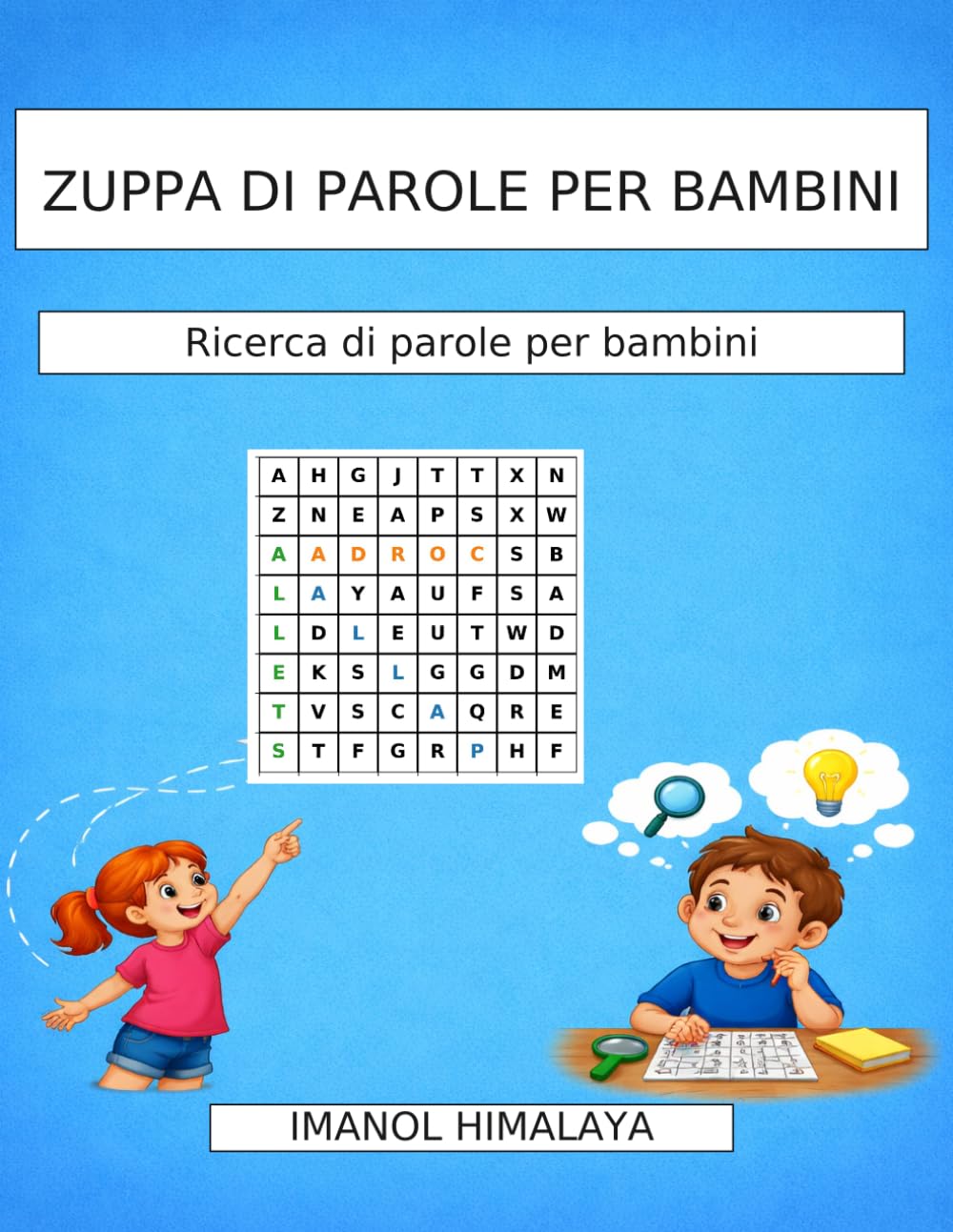 ZUPPA DI PAROLE PER BAMBINI: Ricerca di parole per bambini
