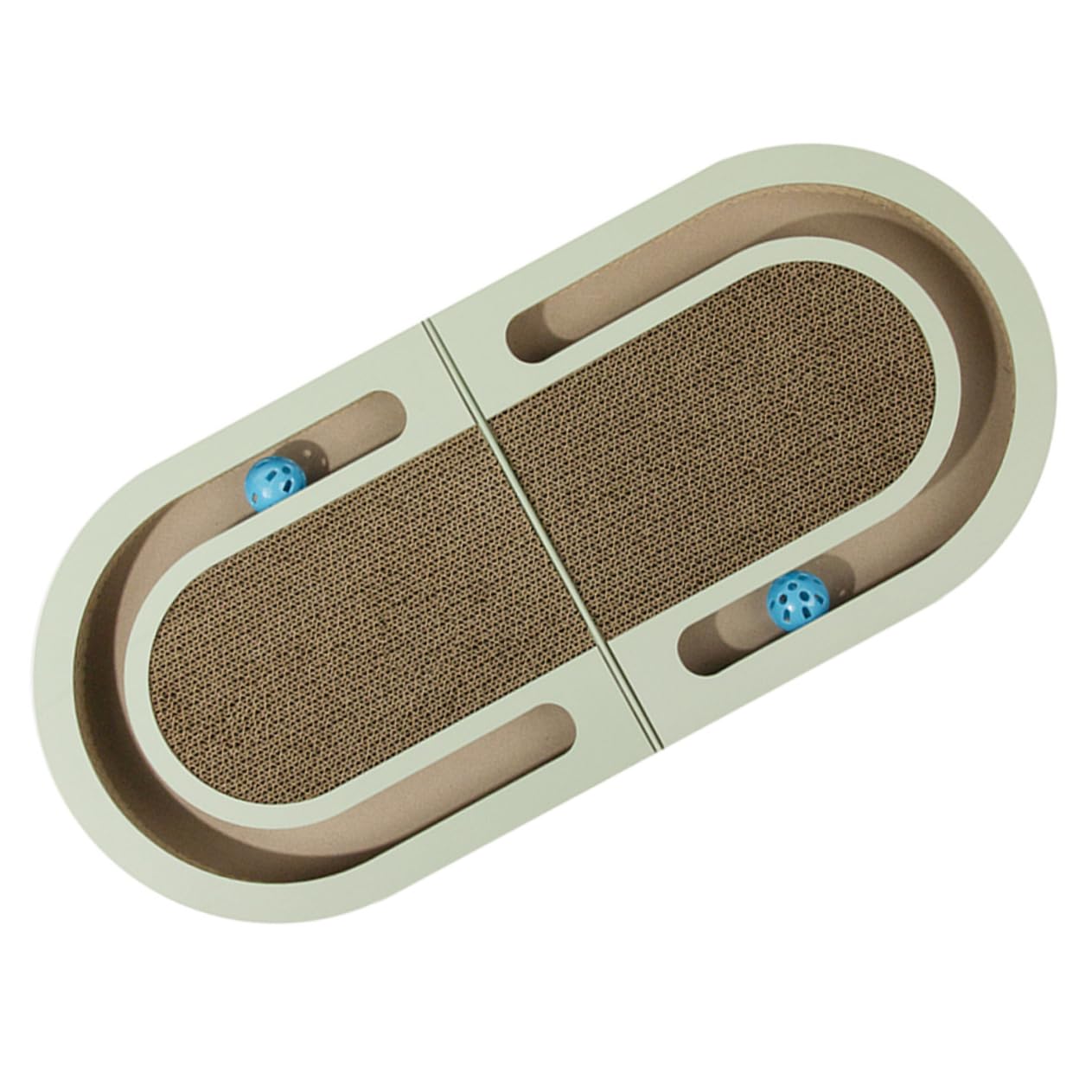 Toddmomy Tablero Rascador Plegable Hecho de Cartón Ondulado Interactivo Mascotas y Ejercicio Interiores