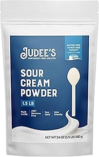 Judee's Sour Cream Powder 24 oz (1.5 lb) - 100% Non-GMO, rBST Hormone-Fr...