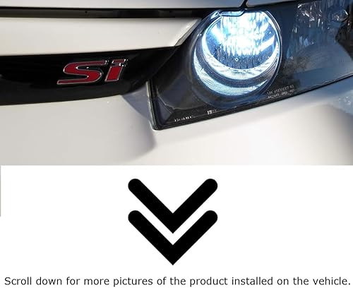 Miniatura 6 de iJDMTOY Kit de luz diurna LED 69-SMD 9005 sin errores compatible con Acura TSX TL RL RDX MDX Honda Accord Civic Pilot, etc