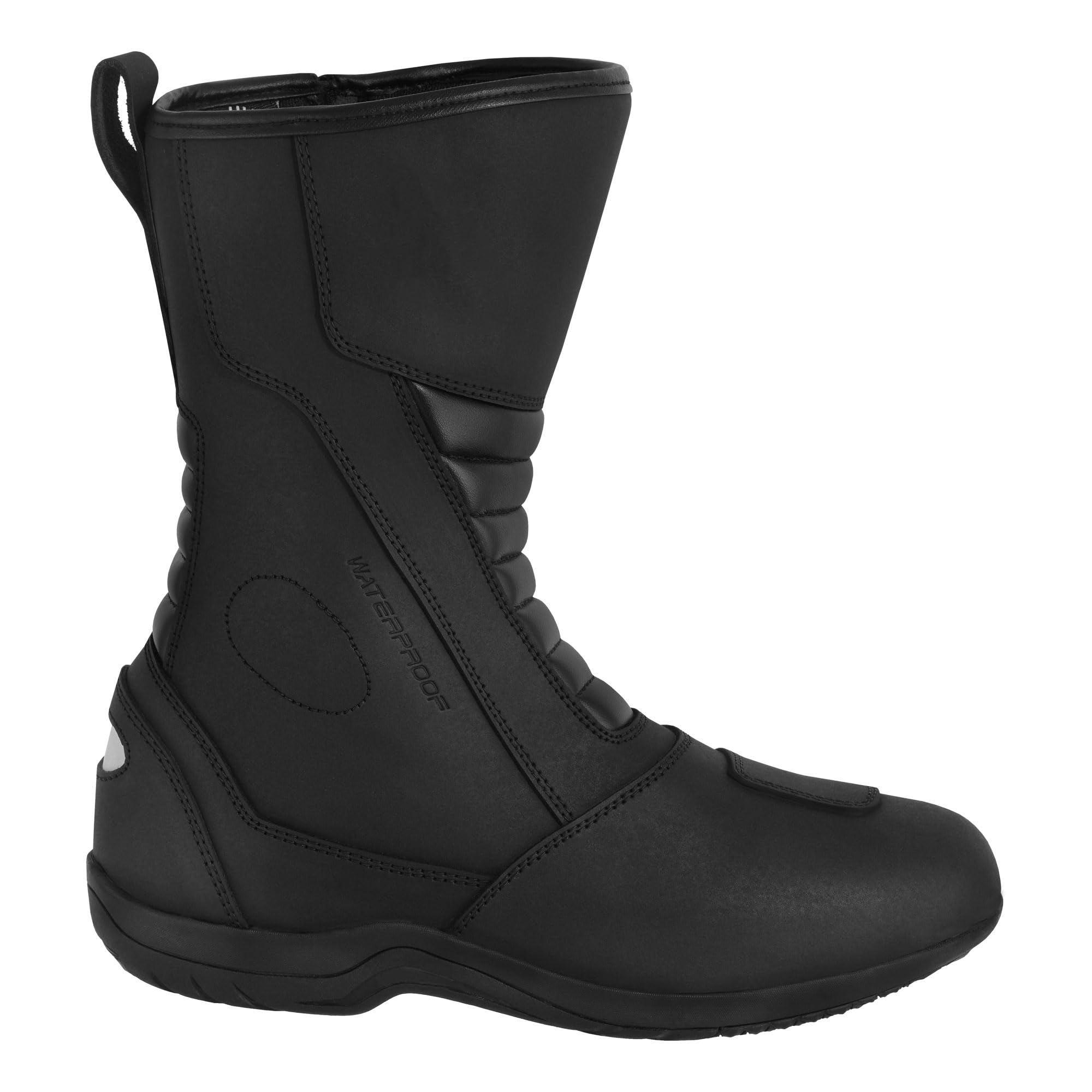 Botas de Motocross Hombre | Botas Piel Moto con Suela Goma | Botas Motocicleta Rider de Cuero Proteccion para Hombre CE Approved EN 13634:2017