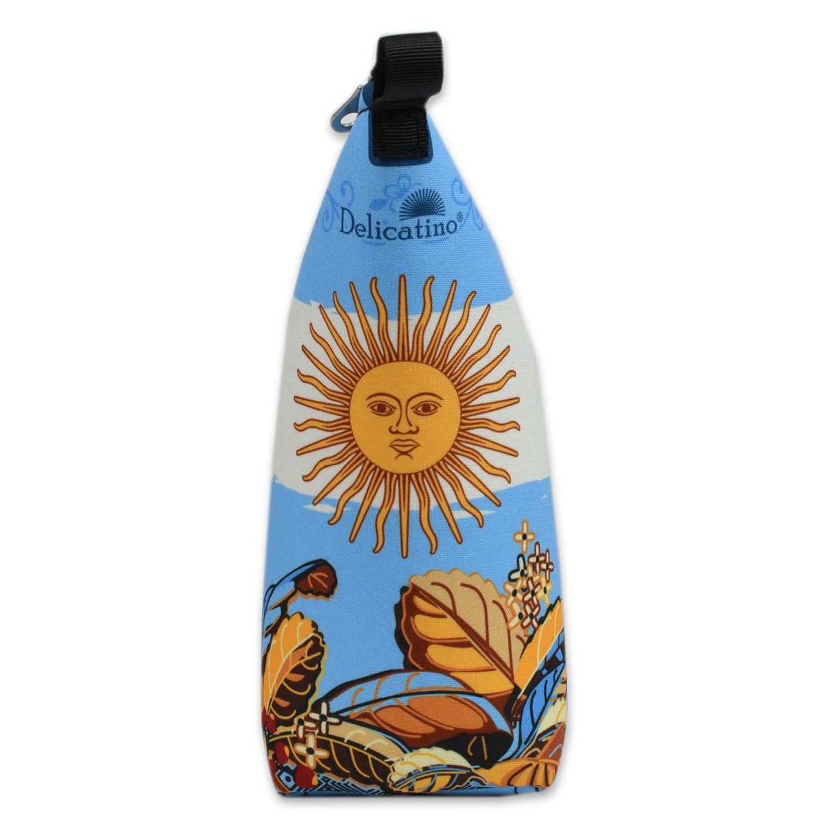 Delicatino - Portamate para Yerba Mate | Textil Espuma con Cremallera | 23 x 8 x 8 cm | Diseño Argentina.