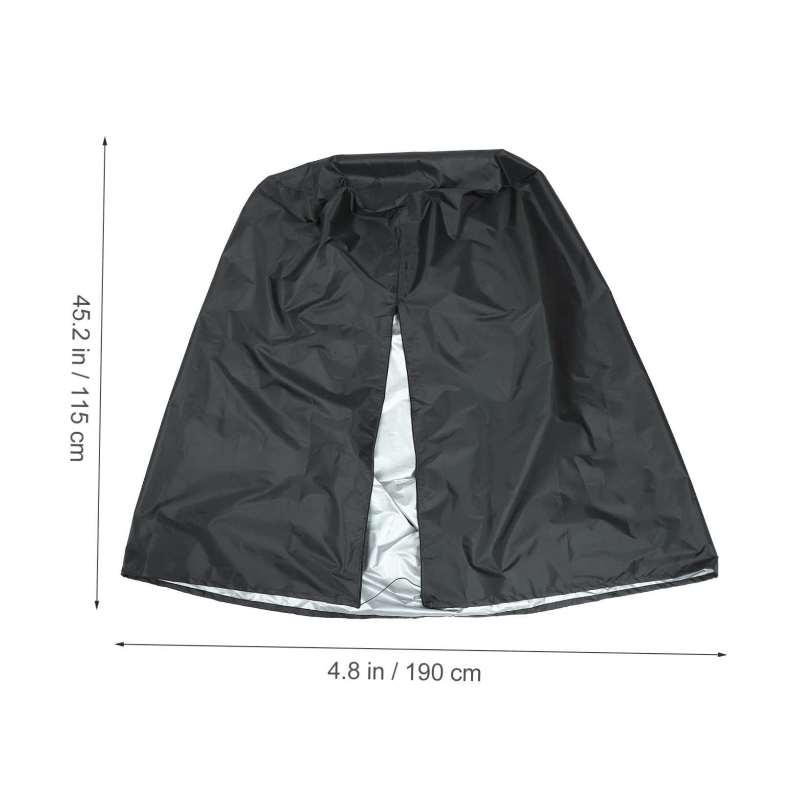 Housse de Fauteuil Suspendu D'œuf Noire Oxford Zippée