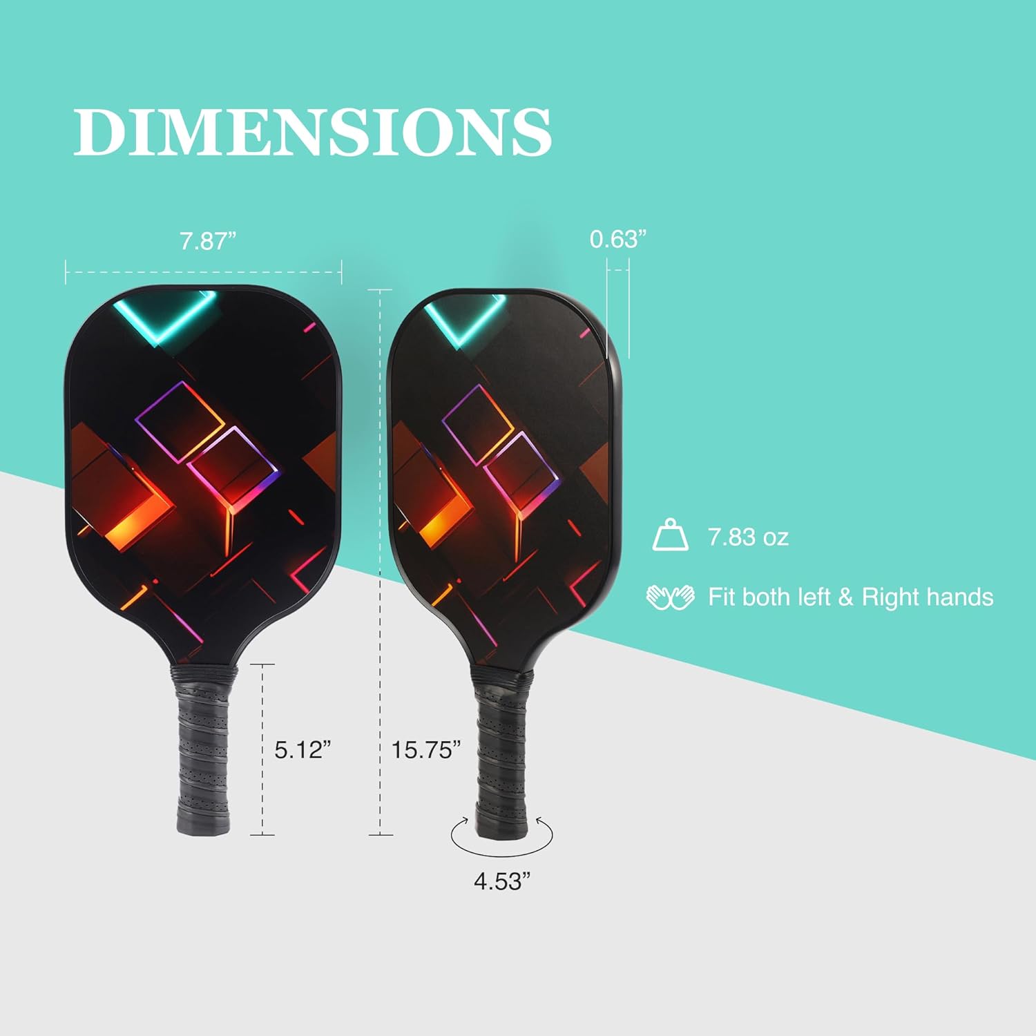 Pickleball Paddles, USAPA Approved Fiberglass Surface Pickleball Set with Pickleball Rackets, Pickleball Paddles Set ​for Men Women