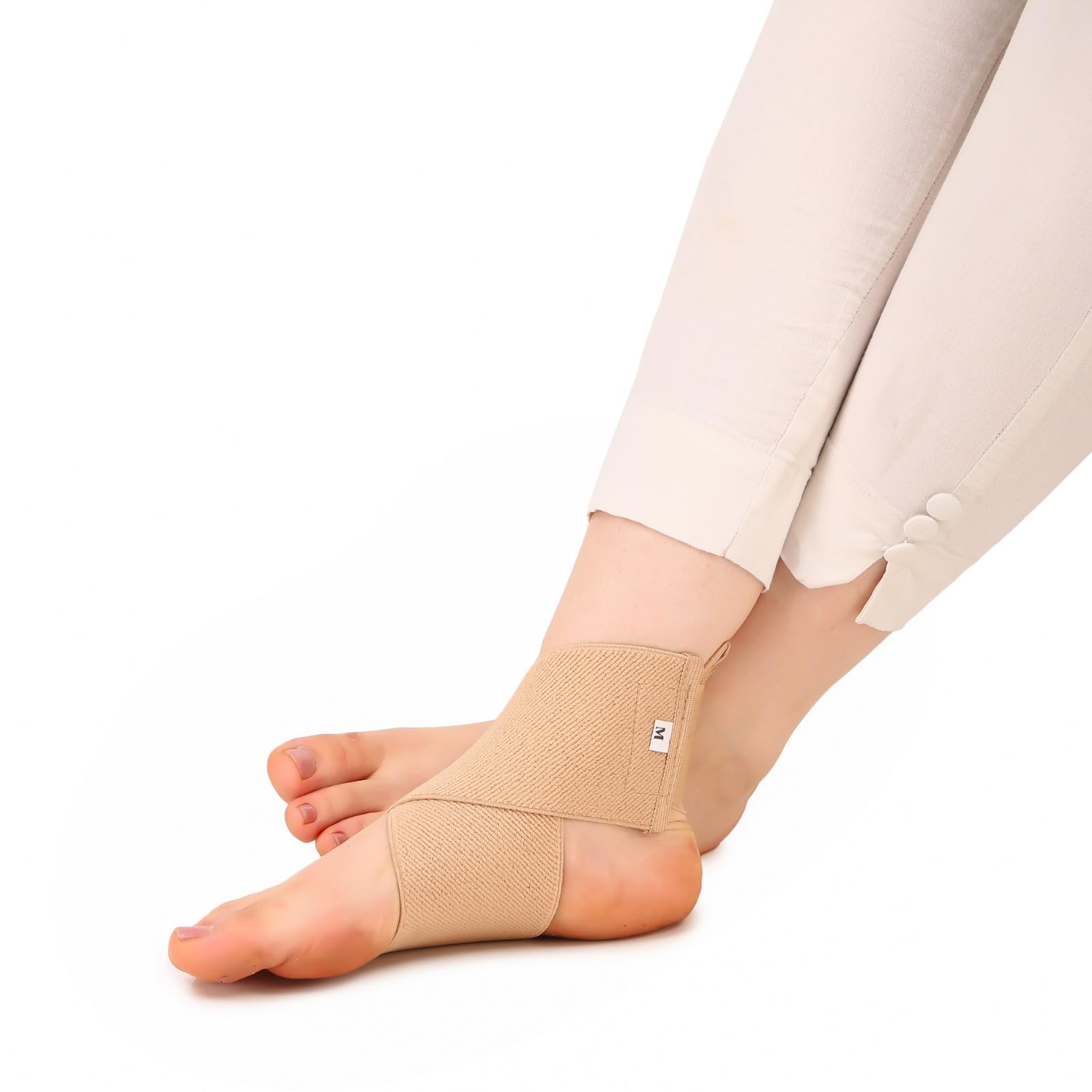 Medilink Ankle Binder - Ankle Wrap - Ankle Band/Brace for ankle support and pain Relief for men women (M) 3