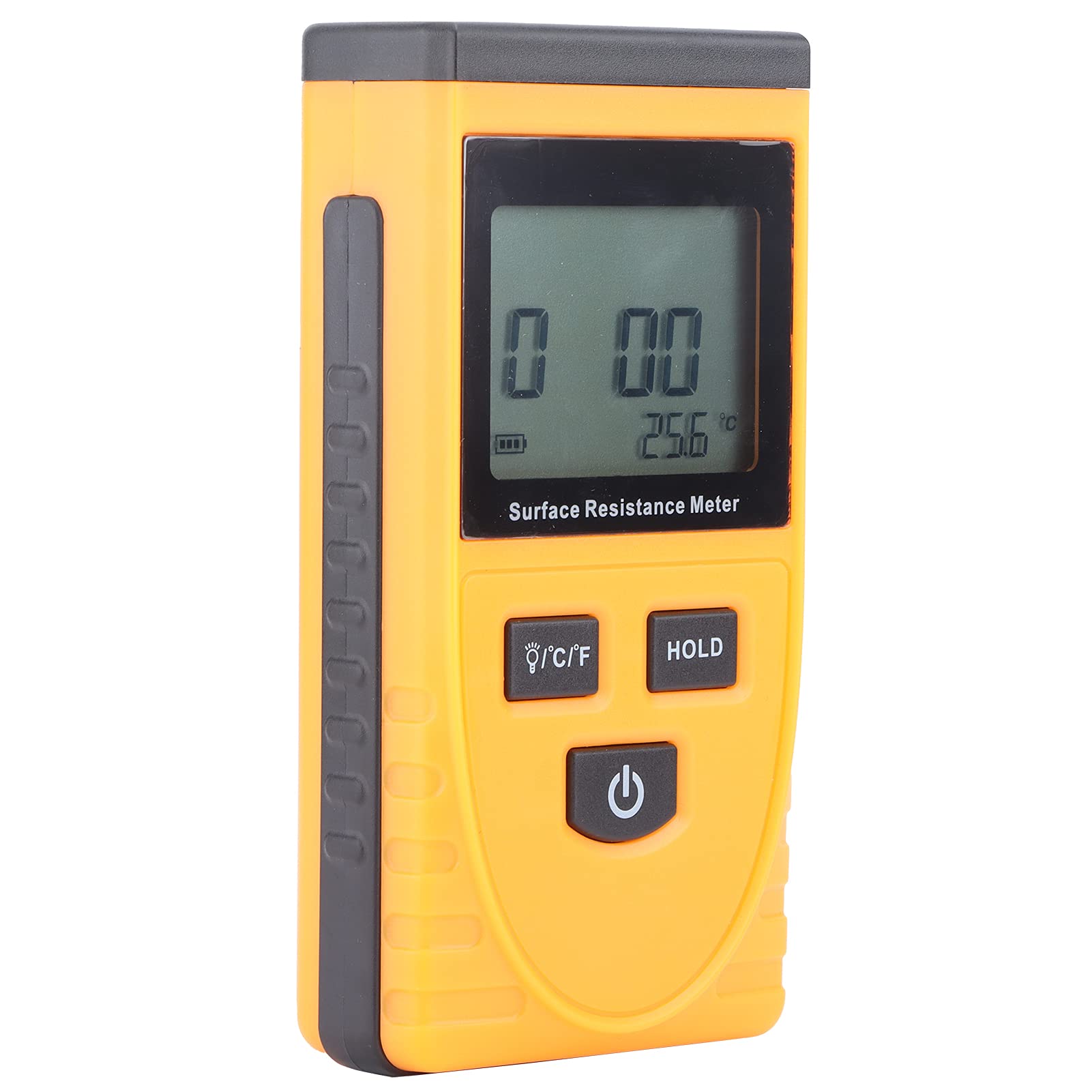 Medidor De Prueba De Resistencia A Tierra De Mano Con Retroiluminación LCD, Medidor De Resistencia De Superficie, Probador De Resistencia De Superficie De Aislamiento Antiestático, Analizador Electros