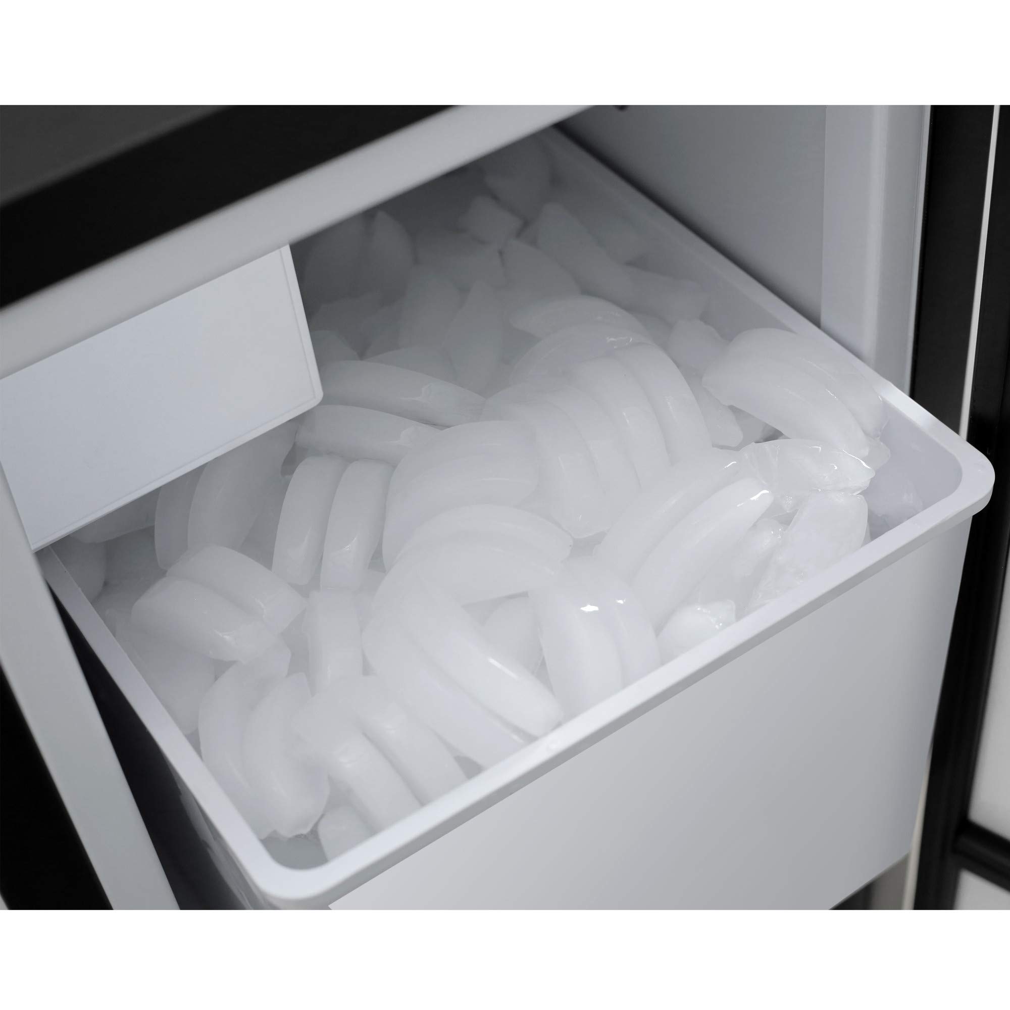 FRIGIDAIRE EFIC235AMZ Countertop Crunchy Chewable Nugget Ice Maker, 44lbs per Day, 12 x 17 x 19