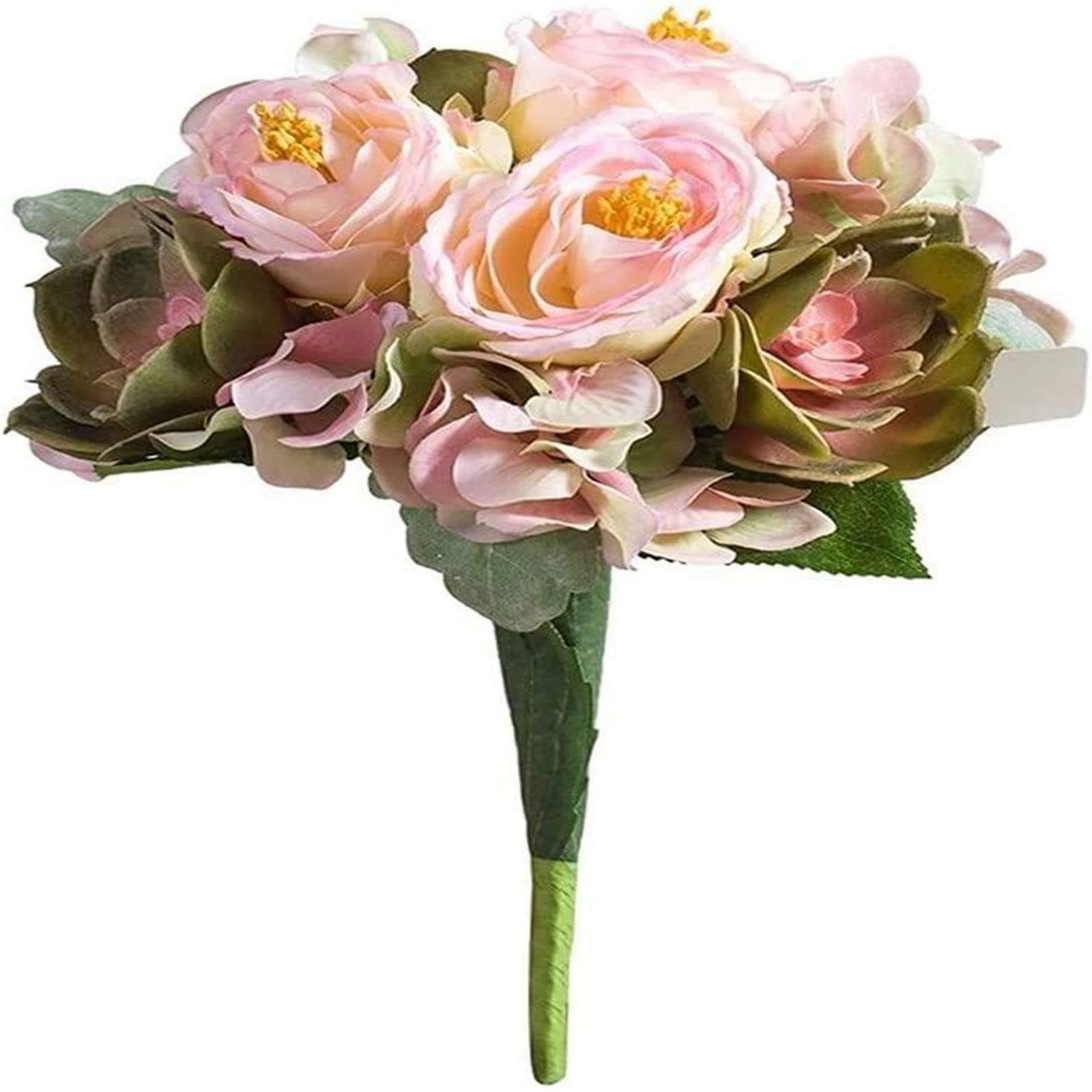 XDLEDMKIZ Artificial Flowers Simulation Rose Fleshy Plastic Flowers for Living Room Table Decoration Fake Flower Arrangement Prop
