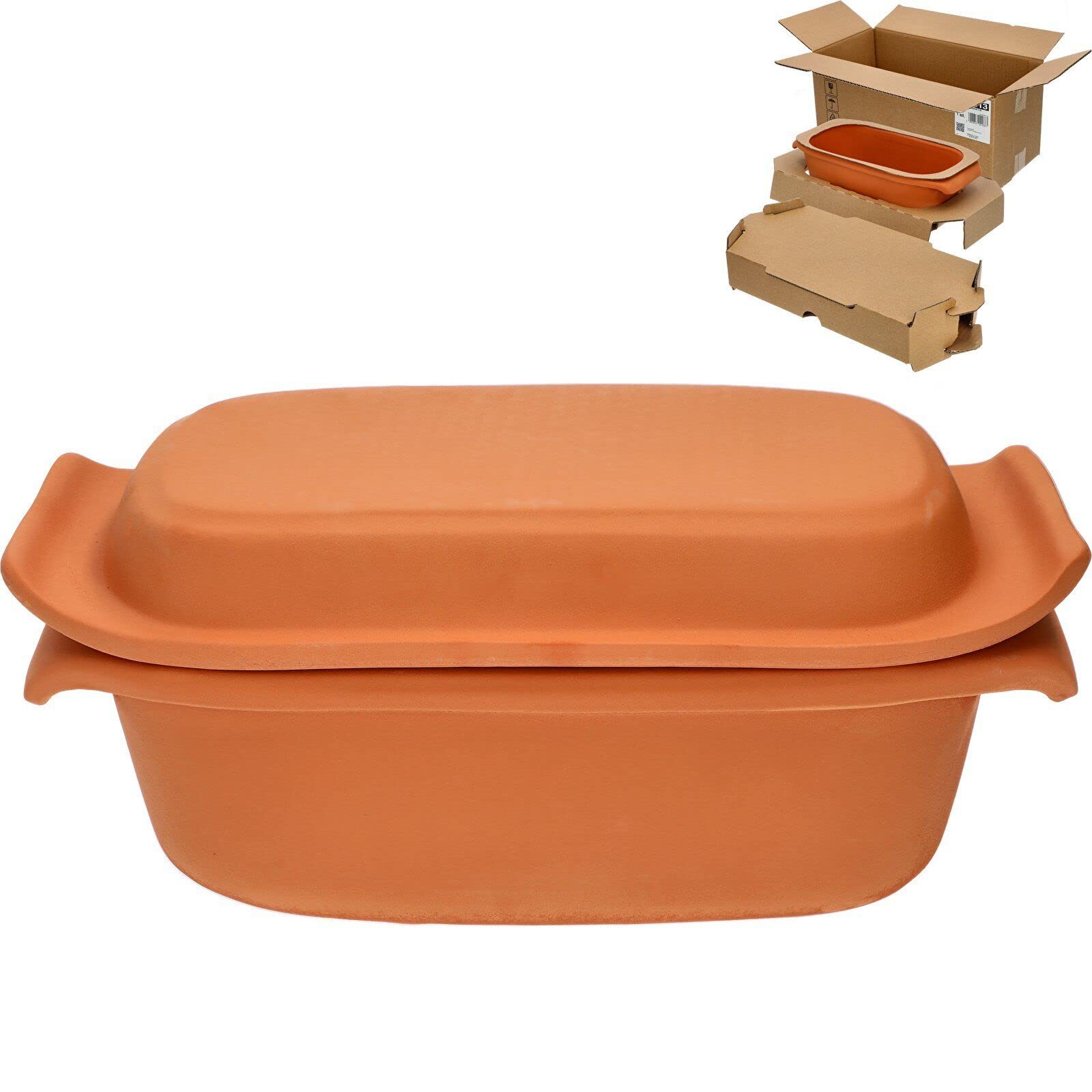 Plat de Cuisson en Argile 2.5L - Ustensiles de Cuisine en Argile