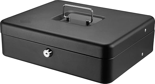 SentrySafe CB-12 - Caja de dinero con bandeja para efectivo y cerradura 64 cm3 color negro