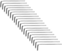 Vista 14 de Piutouyar Llave hexagonal de 0.079 pulgadas, llave Allen, 20 llaves en forma de L, repuesto de cabeza hexagonal hexagonal, llave hexagonal pequeña