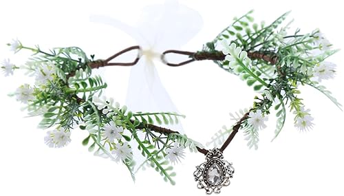 Vivivalue Corona floral niña diadema floral diadema flor halo boda fiesta fotos Vivivalue Corona floral niña diadema floral diadema flor halo boda fiesta fotos