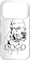 Vista 30 de Dogo Argentino Dog Portrait Dog Portrait Dogs Case for iPhone 17