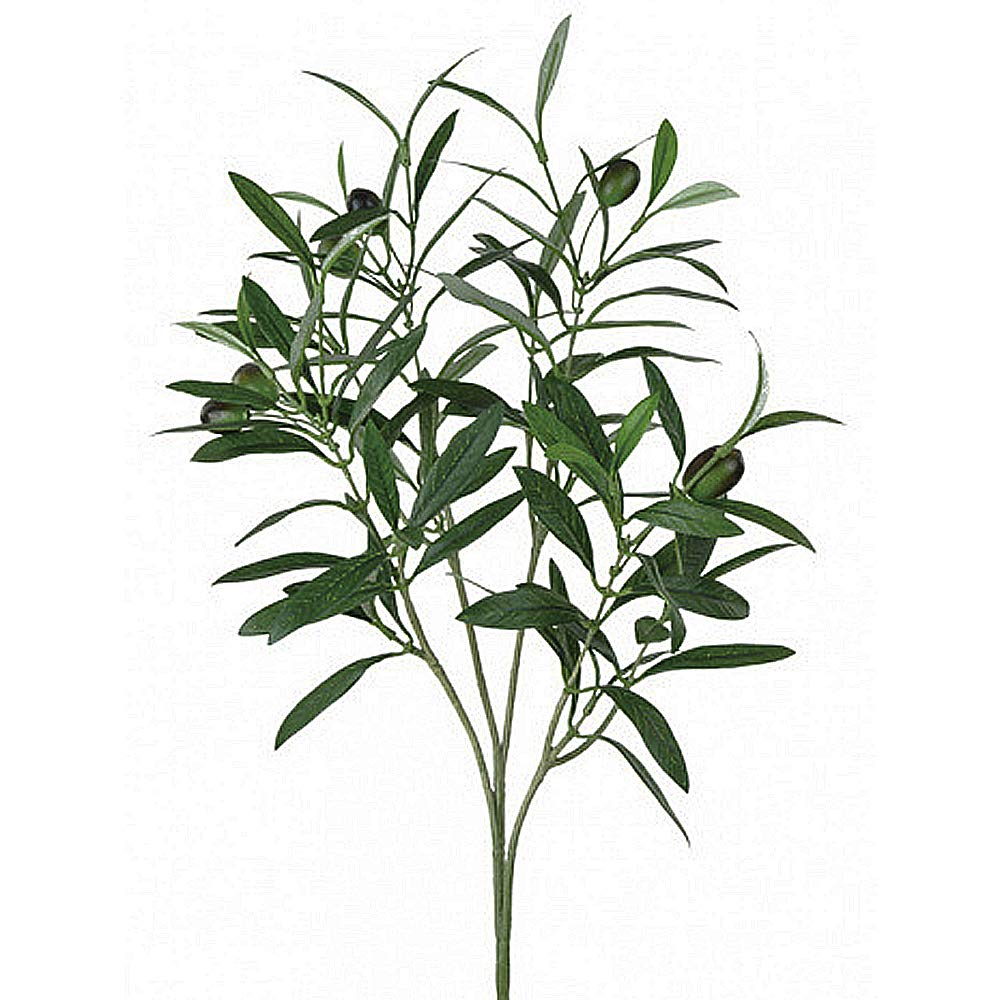 FloristryWarehouse Olive Fruit And Leaf Spray Artificial 54cm/21 Inches