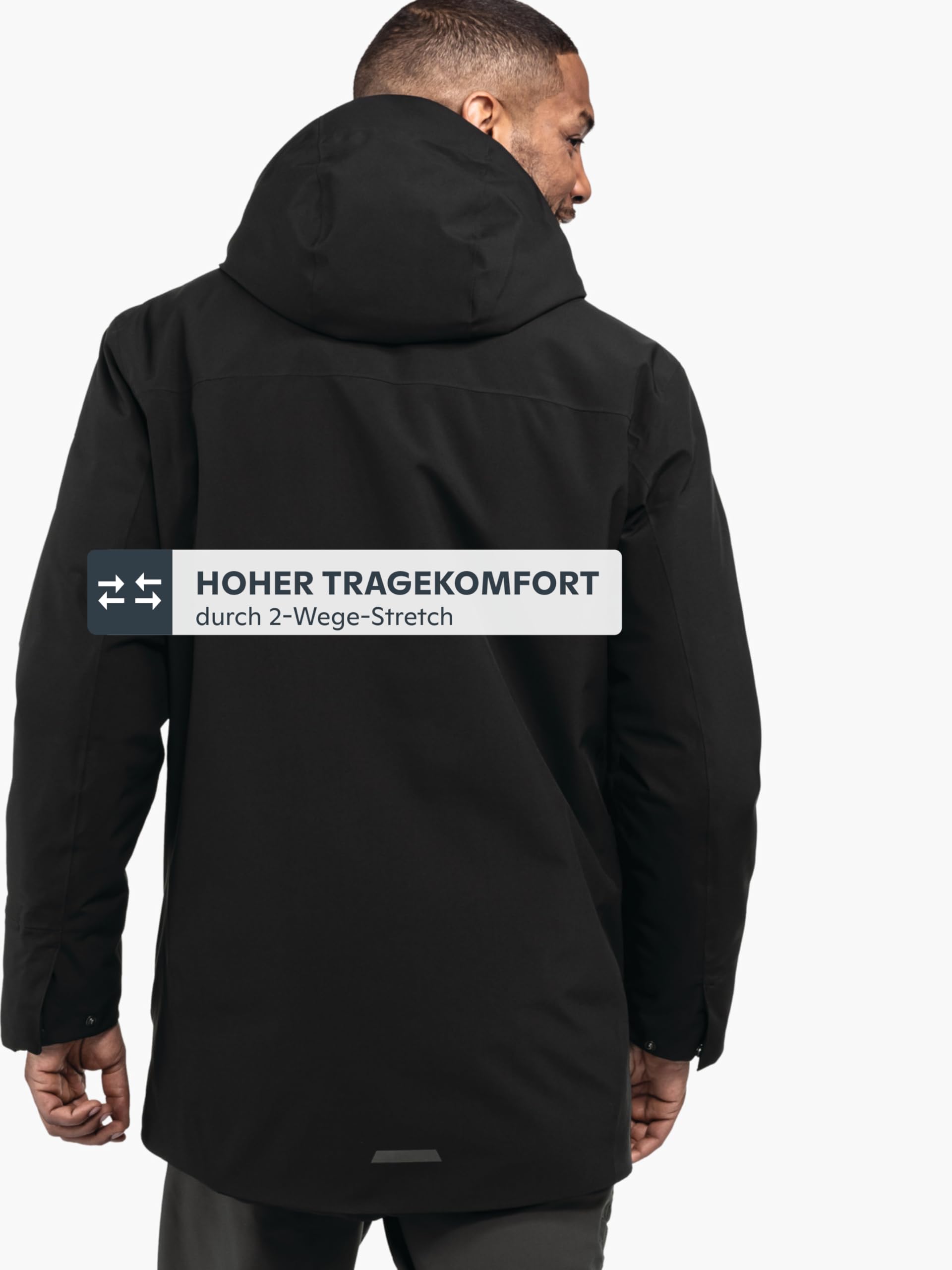 Schöffel Herren Ins Parka Style Crivat MNS, wasserdichte und atmungsaktive Winterjacke, komprimierbarer, leichter Parka mit nachhaltiger Wattierung