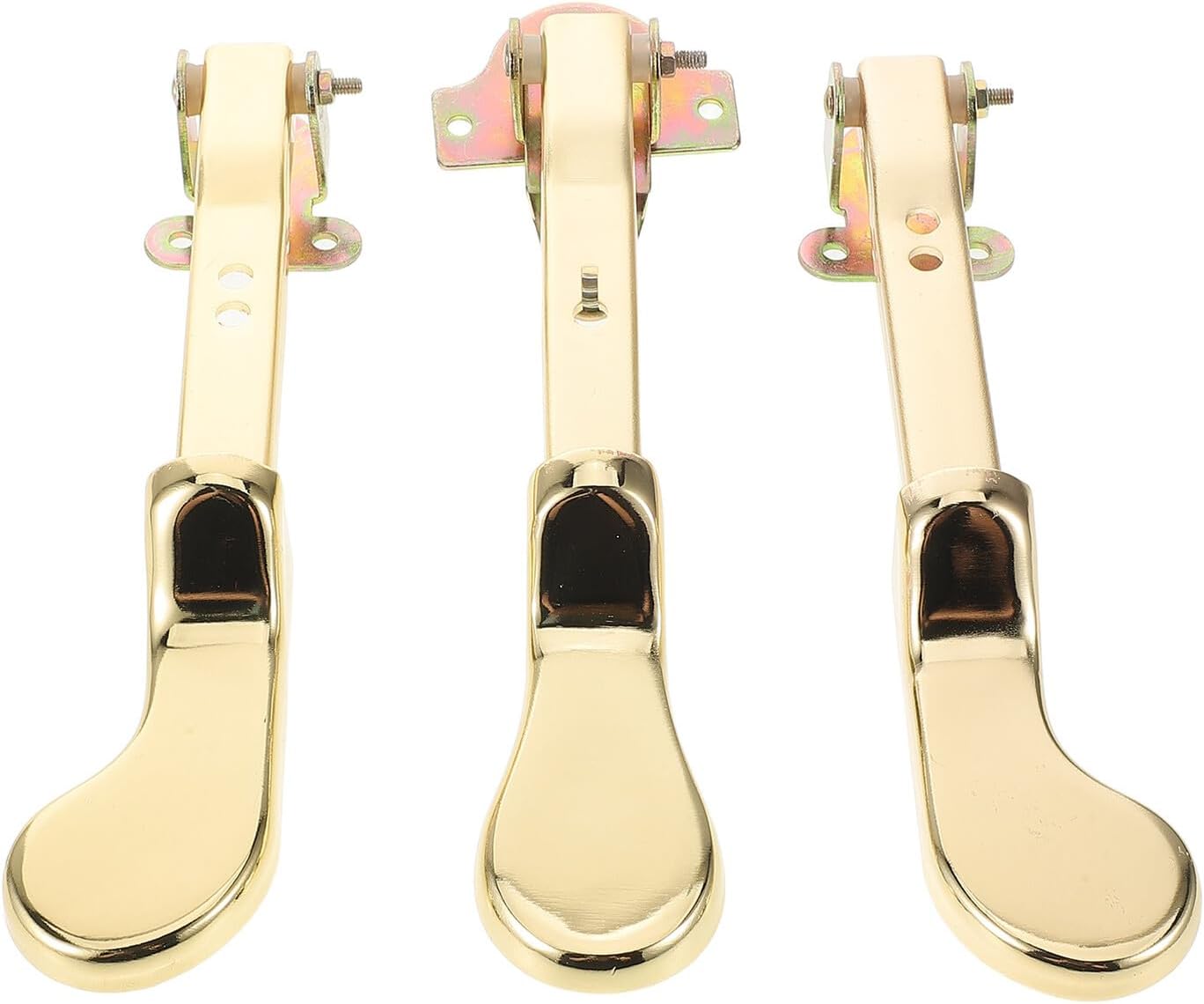 3pcs Upright Piano Foot Pedals Sustain Pedal Replacement with Double Hole Design, Non-slip Piano Accessory for Keyboard and Musical Instrument Maintenance