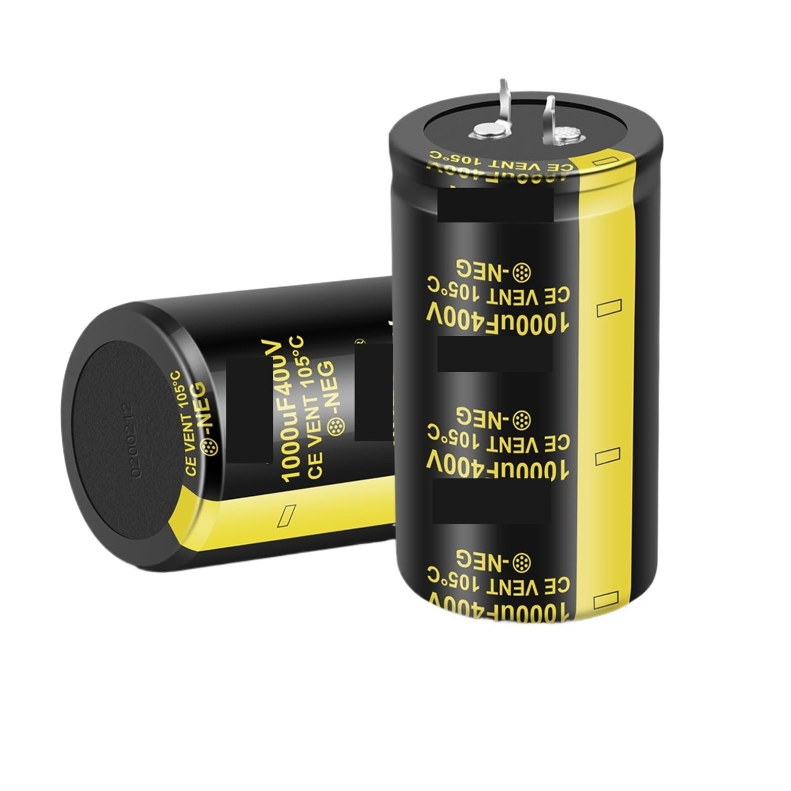 2 sztuki 200 V kondensator audio, wzmacniacz, kondensator elektrolityczny, 2000 godzin, 105 ℃, odpowiedni do filtra/klimatyzacji/kondensatora mocy HiFi (rozmiar: 200V470UF 22x35)