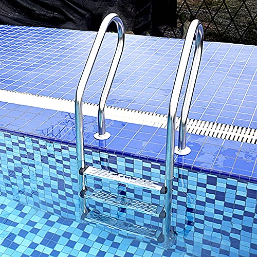 Barandal para piscina de acero inoxidable con 3 peldaños miniatura 5
