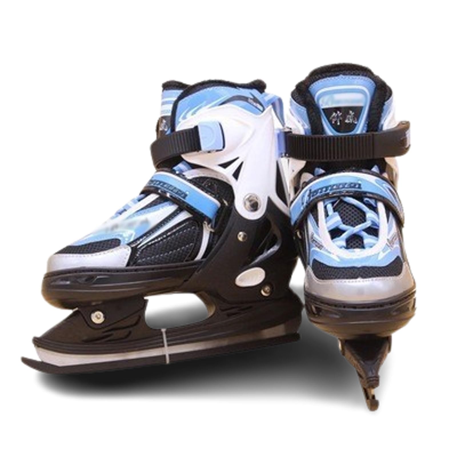 Patins de Patinage réglables,Chaussures de Patinage sur Glace pour Femme,Homme,Patins à Glace Artistiques,système de laçage Rapide et Boucle Push-Lock,pour débutants et avancés Jusqu