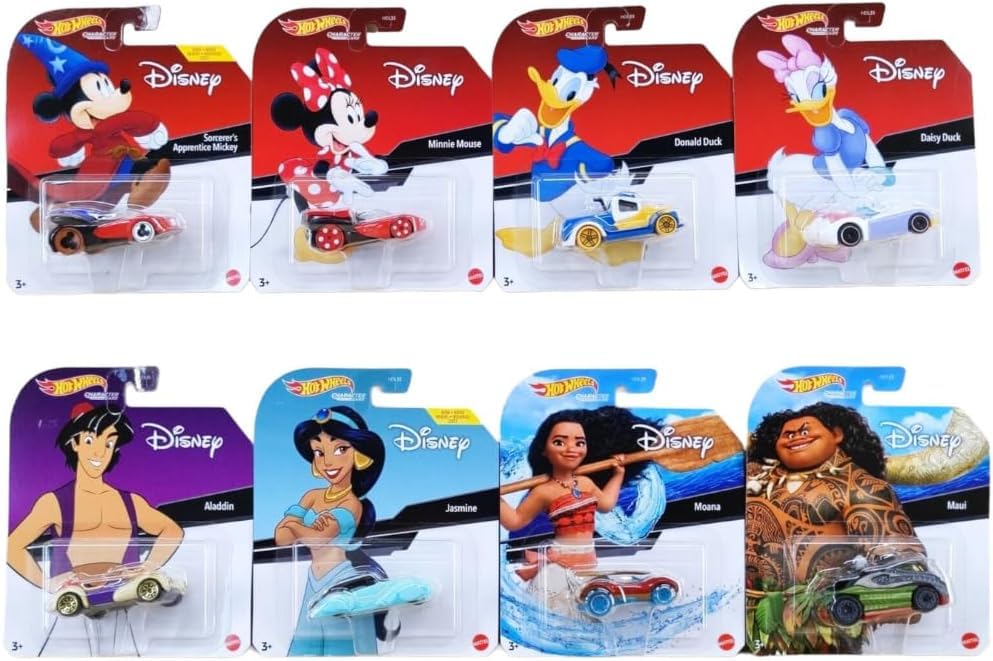 Hot Wheels Disney Character Cars 2022 Release Bundle HDL35-956C