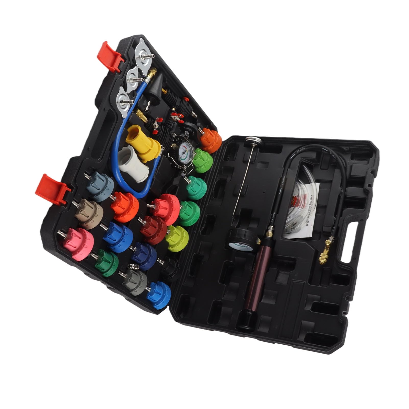 Kühlerdruckprüfer-Kit, Vakuum-Nachfüllung, 0–35 Psi