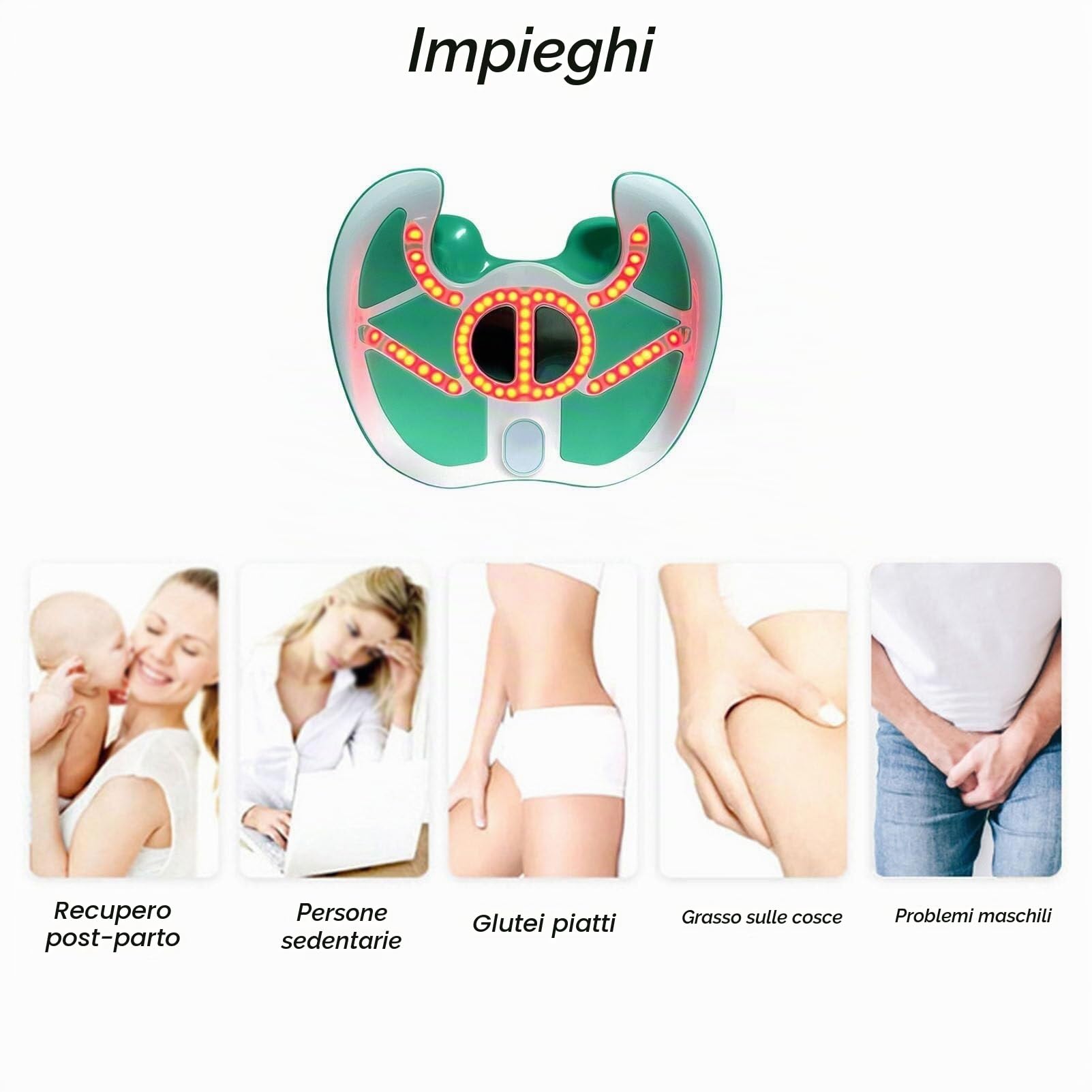 YOGAYE Rinforzante del Pavimento Pelvico for Donne, Allenatore Muscolare del Pavimento Pelvico, Impulso di Recupero Postpartum Magnetico del Pavimento Pelvico, Problemi alla Prostata Maschile