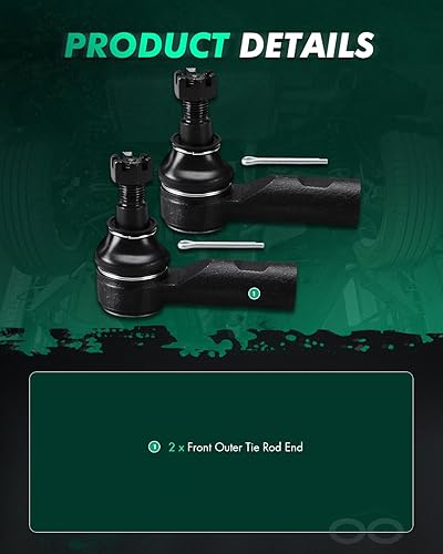 Miniatura 3 de Scitoo - Juego de 2 extremos de barra de sujeción delantera para Dodge Sprinter 2500 3500 2010-2014 Mercedes-Benz Sprinter 2500 3500 2014