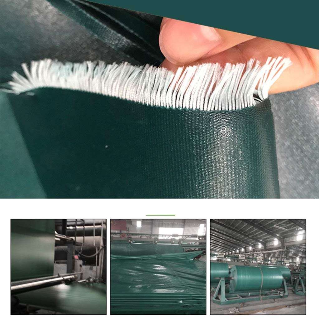 Plane Dicker PVC Poncho Regenfester Wasserdichter Sonnenschutz 530 / ㎡ (Größe: 2x1,5 m)