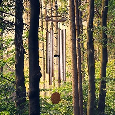 LACHIKA 44 Inch Wind Chimes for Outside Deep Tone Sound Like Church Bell Rings Memorial Mother Day Christmas Copper Vein Thickness of Tube is 2.8mm Taiwan Made