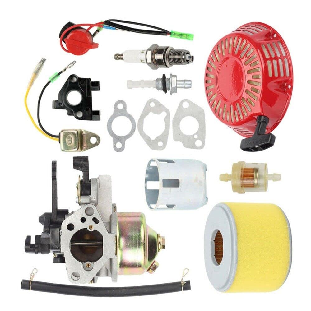 Piezas de carburador aptas for H GX240 GX270 bujía de Filtro de Aire de Bobina de Encendido Accesorios de Repuesto para cortacésped