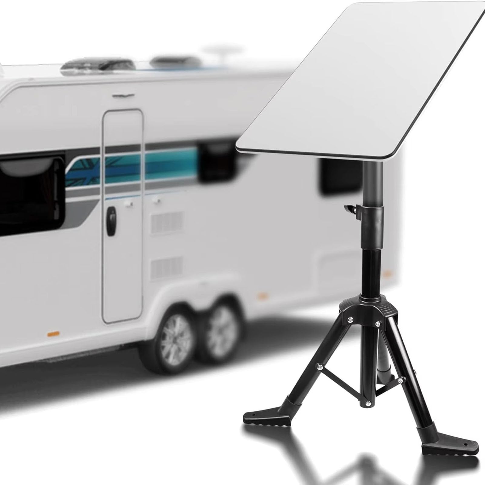 Keenso Treppiede per Fotocamera, Supporto per Treppiede per Gen 2 63 Cm Pieghevole Portatile Struttura Stabile Supporto in Metallo per Yacht All'aperto