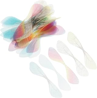 SEWACC 150 Peças Asa De Libélula Falsa Asa De Borboleta Asas De Libélula DIY Brincos Artesanais Decoração De Casa Grampos De Cabelo Para Meninas Artesanato Colar Decorações Roupas Joias