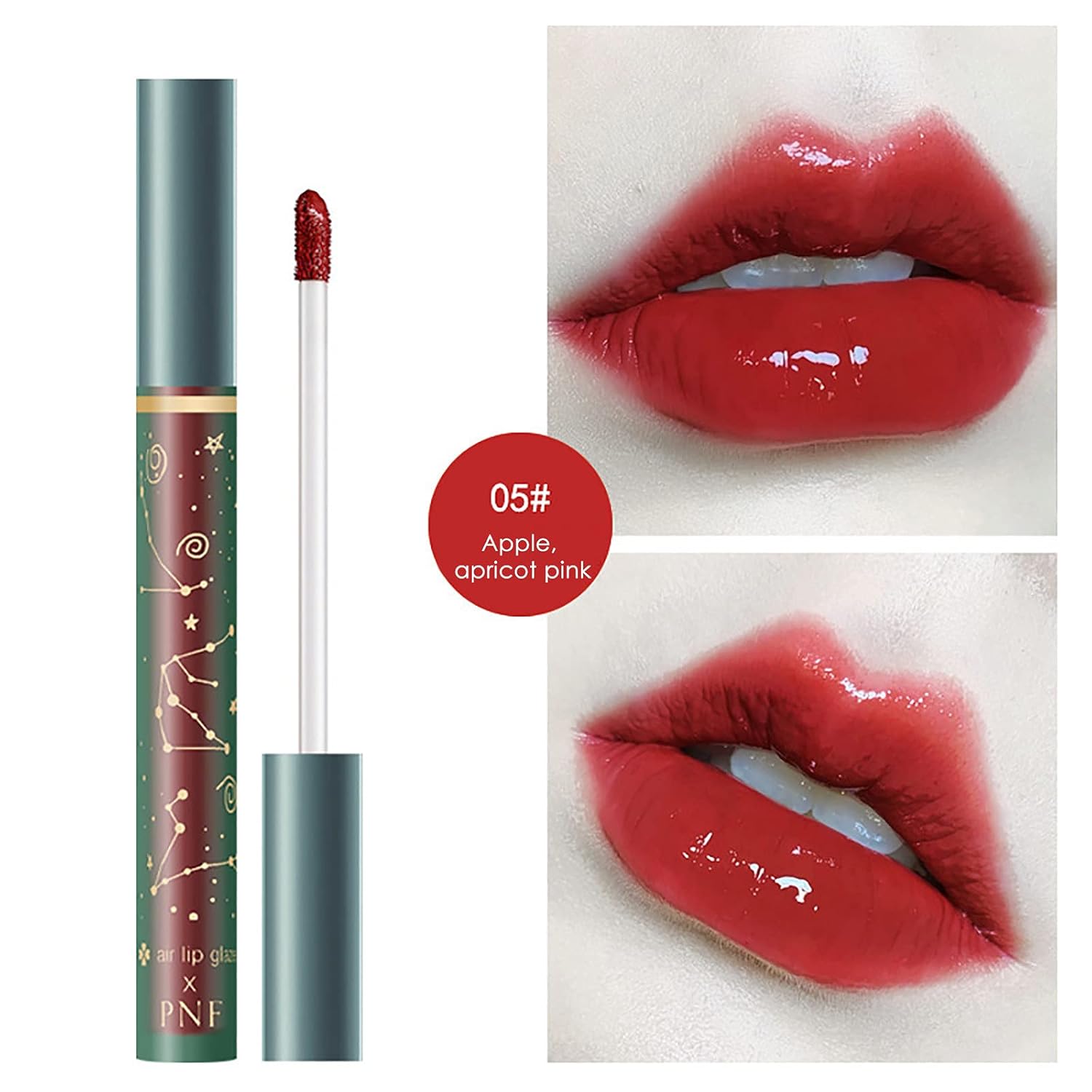 Lip Glaze Light Sensitive Mirror Glass Lips Are Exquisite 4 Colors(Grapefruit Cheese) : Beauty & Personal Care