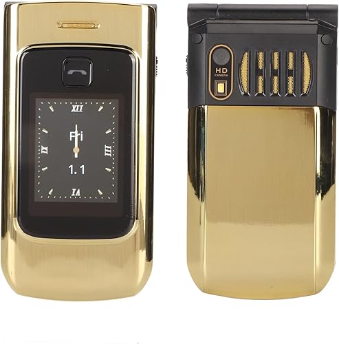 ASHATA Teléfono con tapa resistente 4G, 4G para personas mayores con botón grande, teléfono celular con sonido claro para ancianos, pantalla doble,