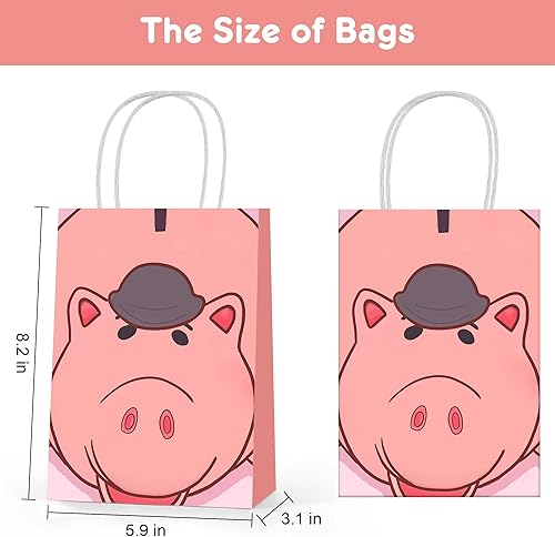 Miniatura 3 de 24 bolsas de regalo inspiradas en juguetes para fiestas de cumpleaños, 8 diseños de doble cara, bolsas de dulces para niños y niñas, decoraciones de