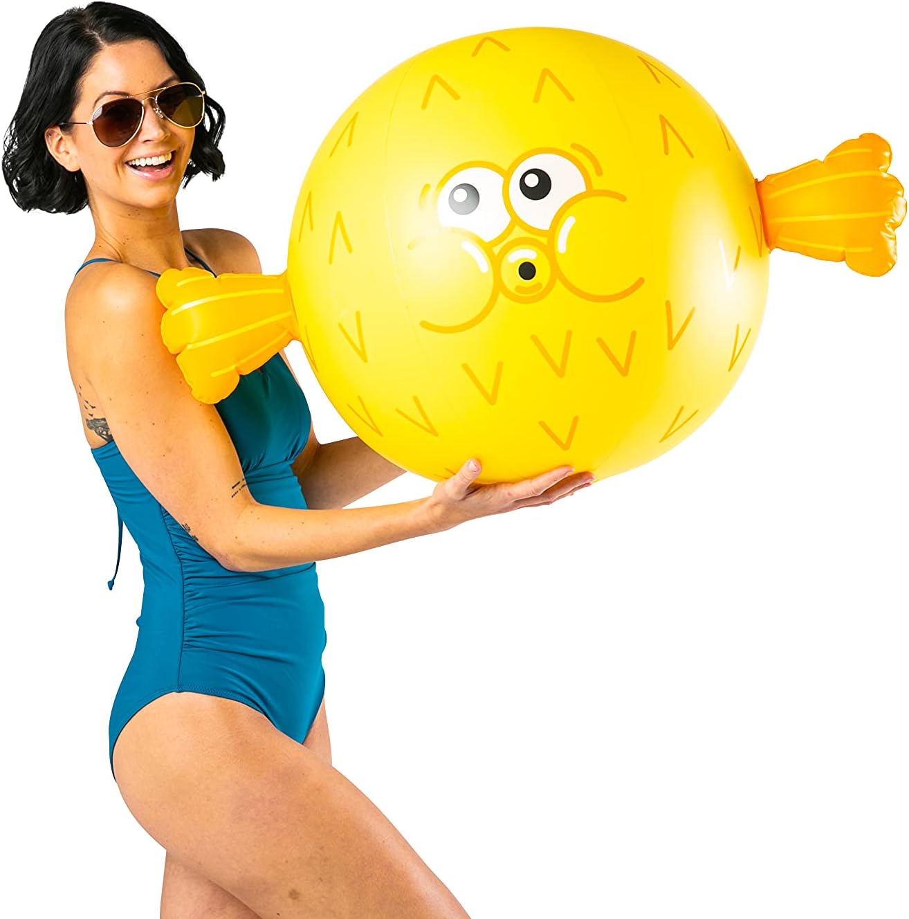 BigMouth Inc Beach Ball, Fun Inflatable Swimming Pool Toys for Kids, Great for Summer Water Games