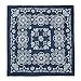 CTM 27 Inch Extra Large Cotton Texas Paisley Bandana, Navy