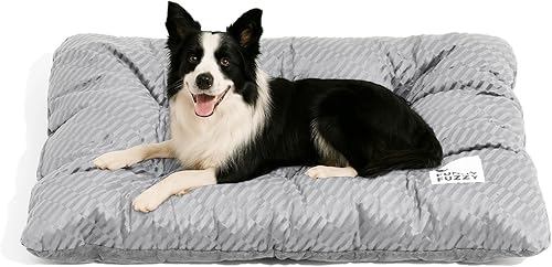 Miniatura 15 de FUNNY FUZZY Cama lavable para perros tamaño XL para perros extragrandes, tapete plano reversible de felpa para perro, almohadas, suave y cómoda,