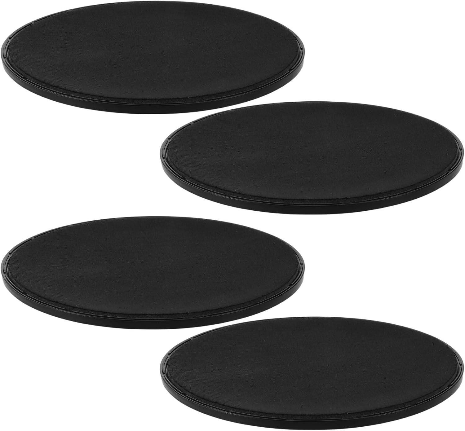 2 Pairs Dual-Sided Core Sliders for Exercise, Portable and Foldable Pilates Balance Discs with Stable Resistance, Rounded Pp Material Sliding Floor Discs for Indoor and Outdoor