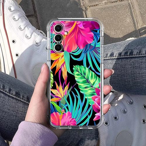 Coque esthétique fleur d'hibiscus pour Samsung Galaxy A16 TPU - 5