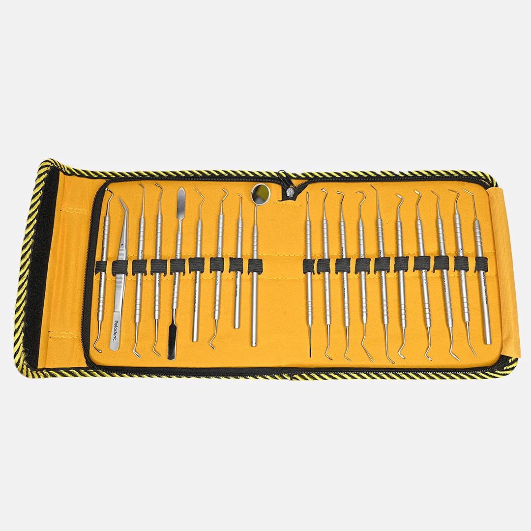 Polodent Conservative Instruments Kit, Set of 19pcs (Stainless Steel)