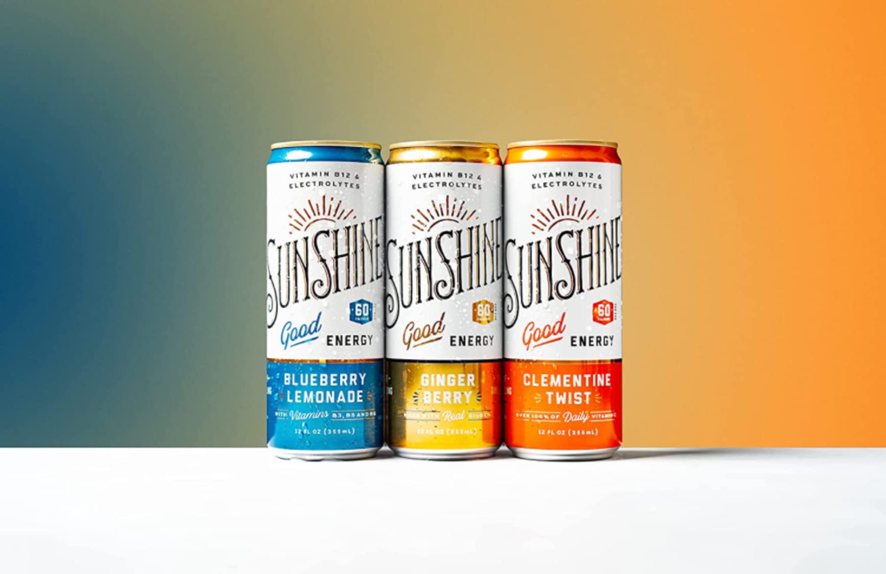 Buy Sunshine Sparkling Energy Drink, Clementine Twist, Vitamin C