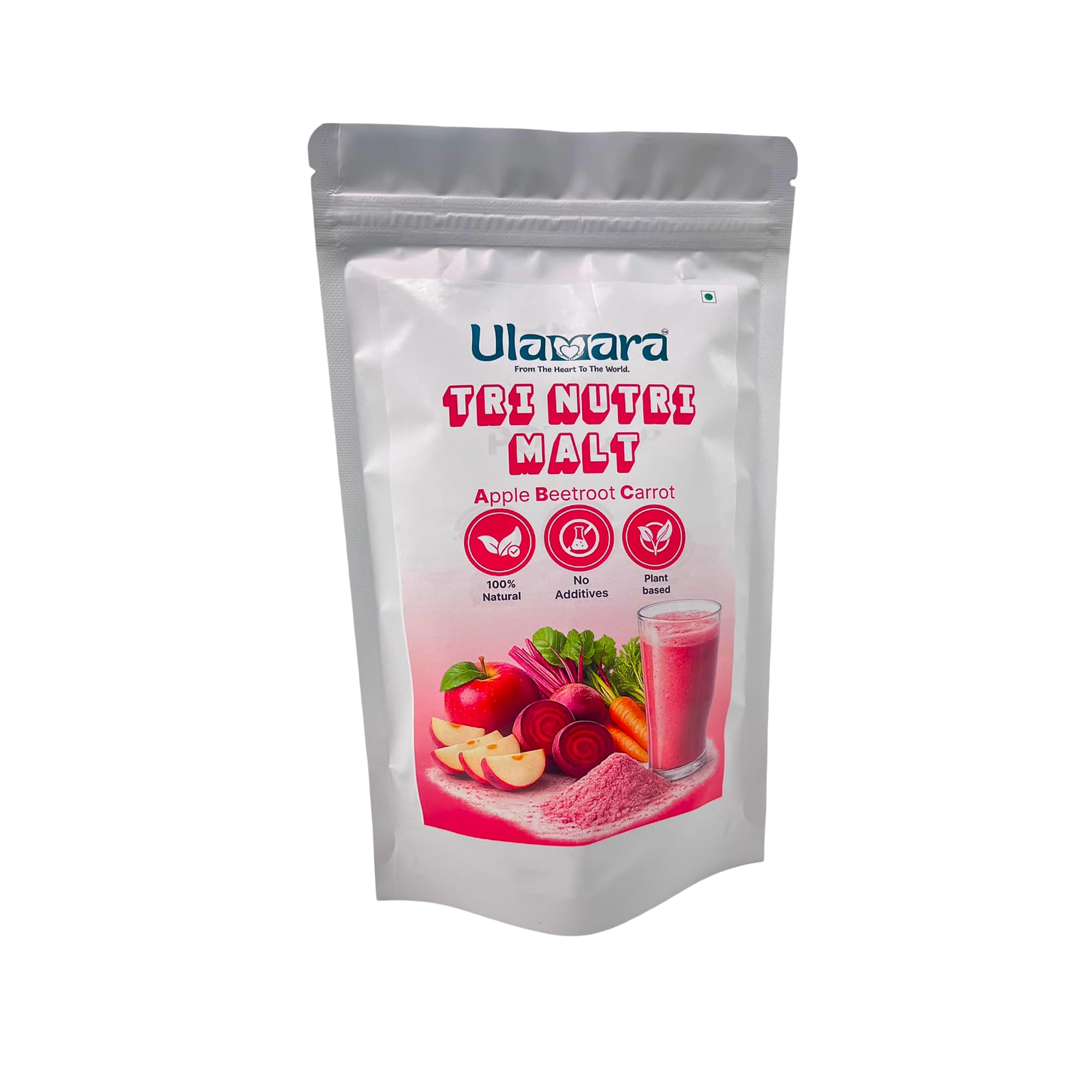 Ulamara Tri Nutri Malt | ABC Malt | No Refined Sugar | Ready-to-Mix | Apple, Beetroot & Carrot Instant Drink Powder for Kids & Adults | No Preservatives | Rich in Fiber & Vitamins - 250g-image-41