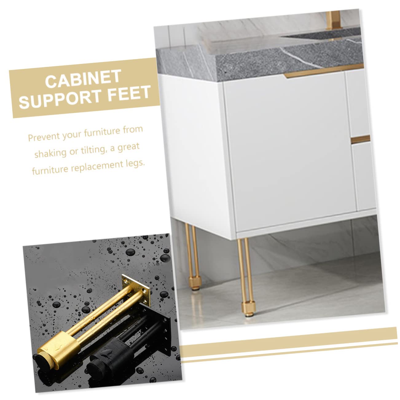 4pezzi Gambe Per Mobili Regolabili in Alluminio Piedini Supporto Per Tavoli Resistenti Gambe Livellatrici Per Mobili Accessori Per