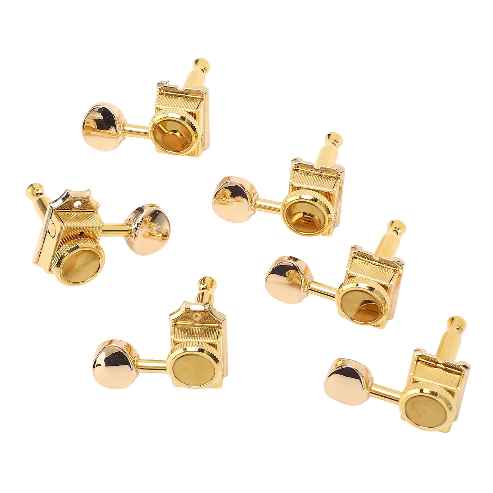 Jeffergarden Locking Tuner, Robuste Stimmwirbel aus Metall mit Locking für Elektrische Folk-Akustikgitarren, Gute Kompatibilität, Einfach zu Installieren, Multifunktional, Breite Anwendung mit