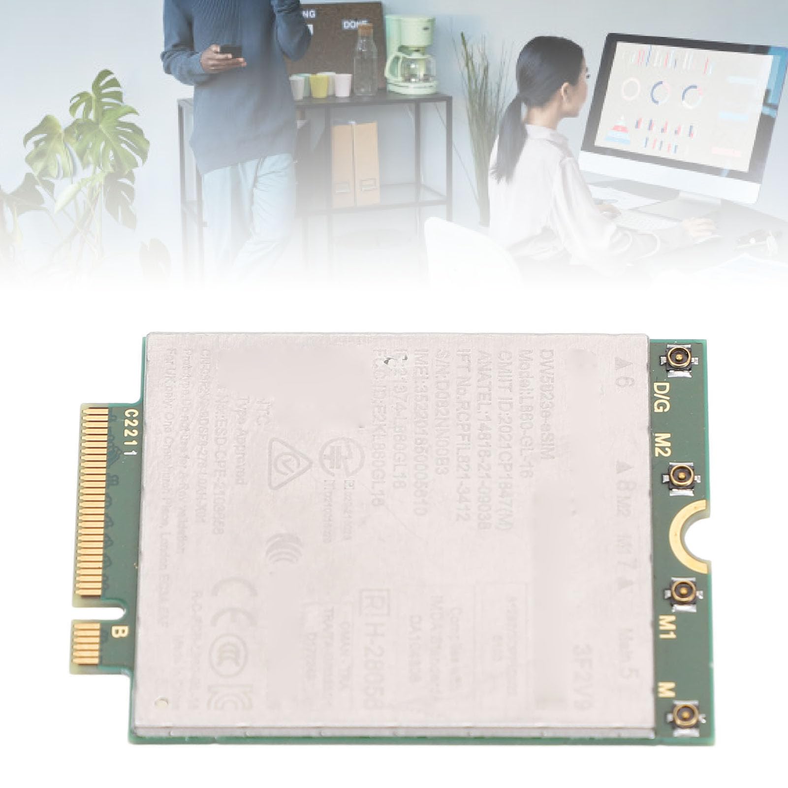 Tarjeta de Red de Alta Velocidad del Módulo 4G LTE con Internet 1 Gbps para Material PCB Duradero para Usuarios Computadoras Portátiles