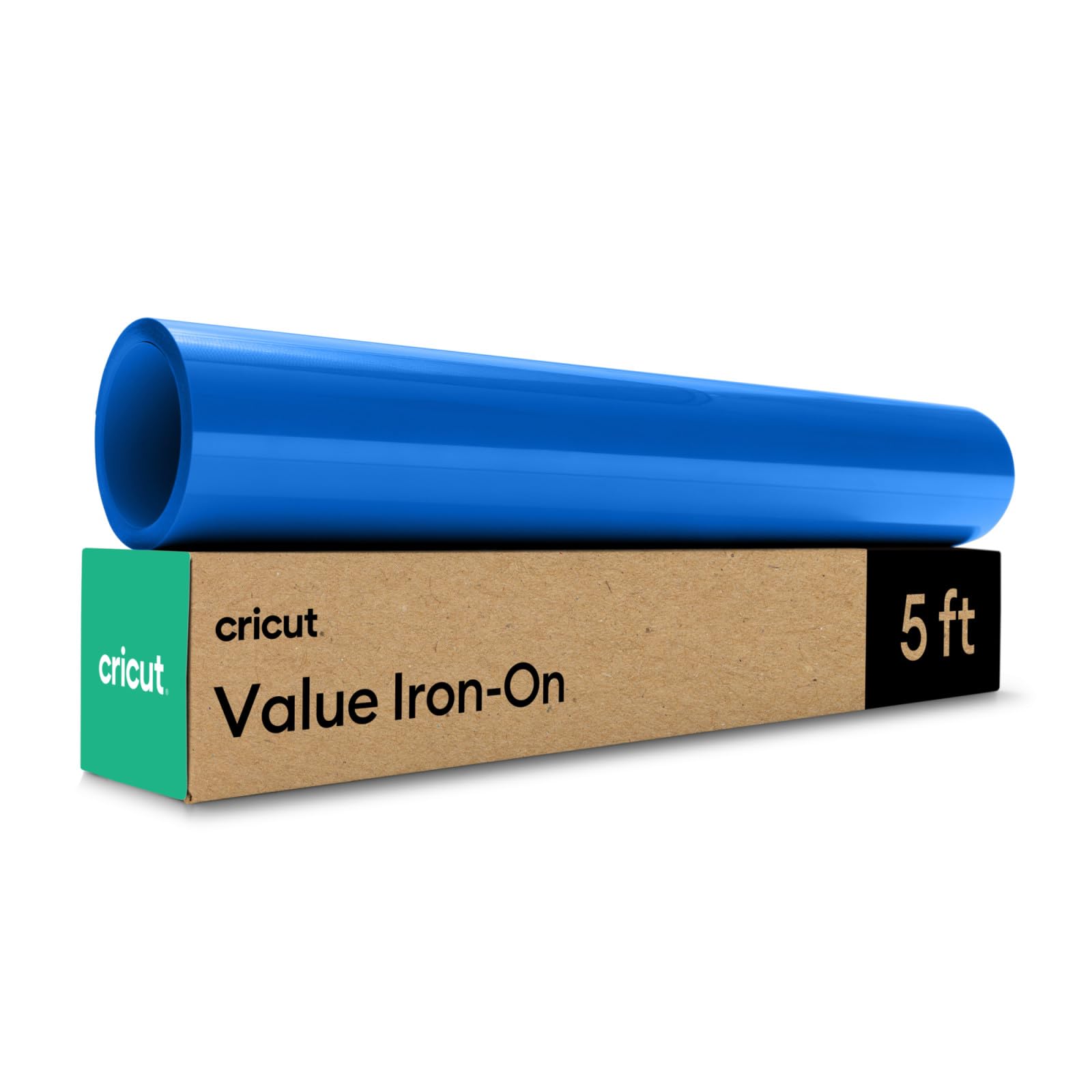 Cricut HTV Heat Transfer Vinyl | 1.5 m | Blue | Iron-On HTV Vinyl for Fabric, Perfect for Custom T-Shirts & DIY Clothing