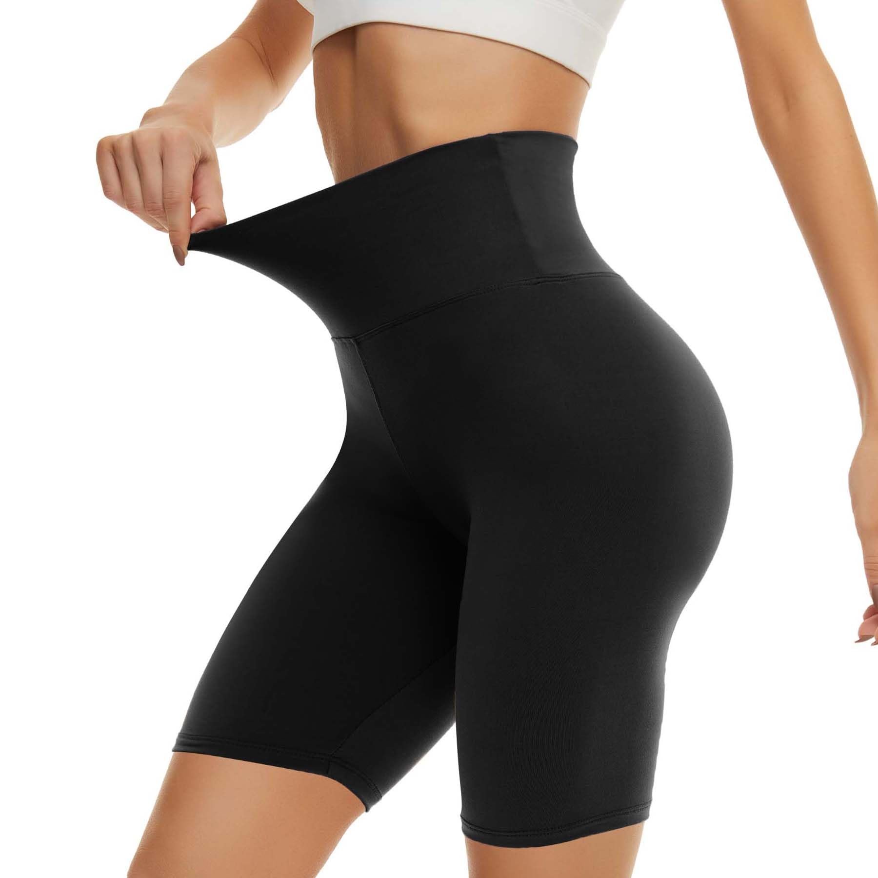 CAMPSNAIL Biker Shorts Women - 8"/5'' High Waisted Workout Gym Running Yoga Compression Spandex Shorts