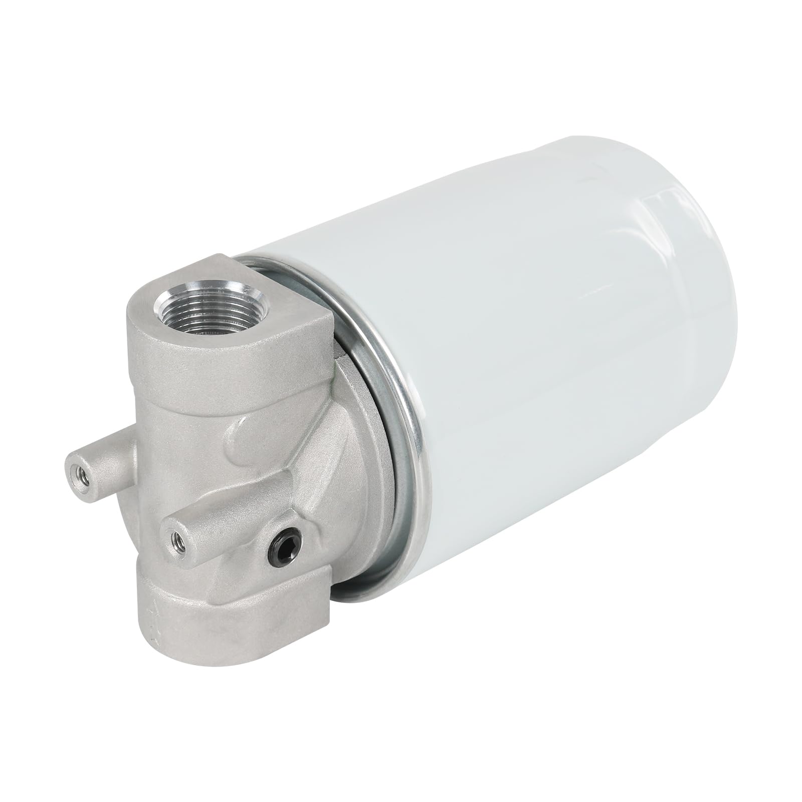 DICMIC Filtre à Huile hydraulique de 10 microns, Design Rotatif, Filtre de Ligne de Retour avec Port indicateur, débit de 20 GPM, 200 psi, Port NPTF de 1,9 cm, Remplacement # 221006